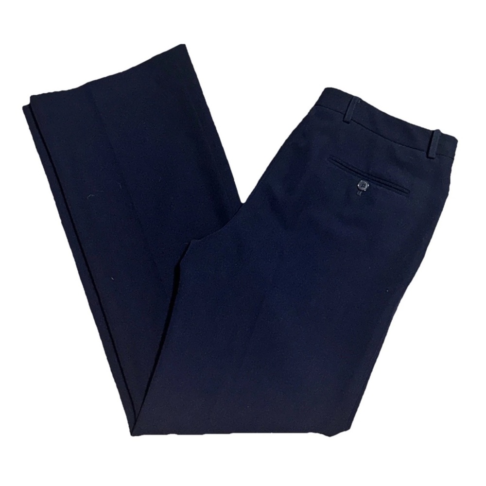 Tommy Hilfiger Women’s 10 Navy Wide Leg Dress Pants Office Career Business Wear - Picture 2 of 11